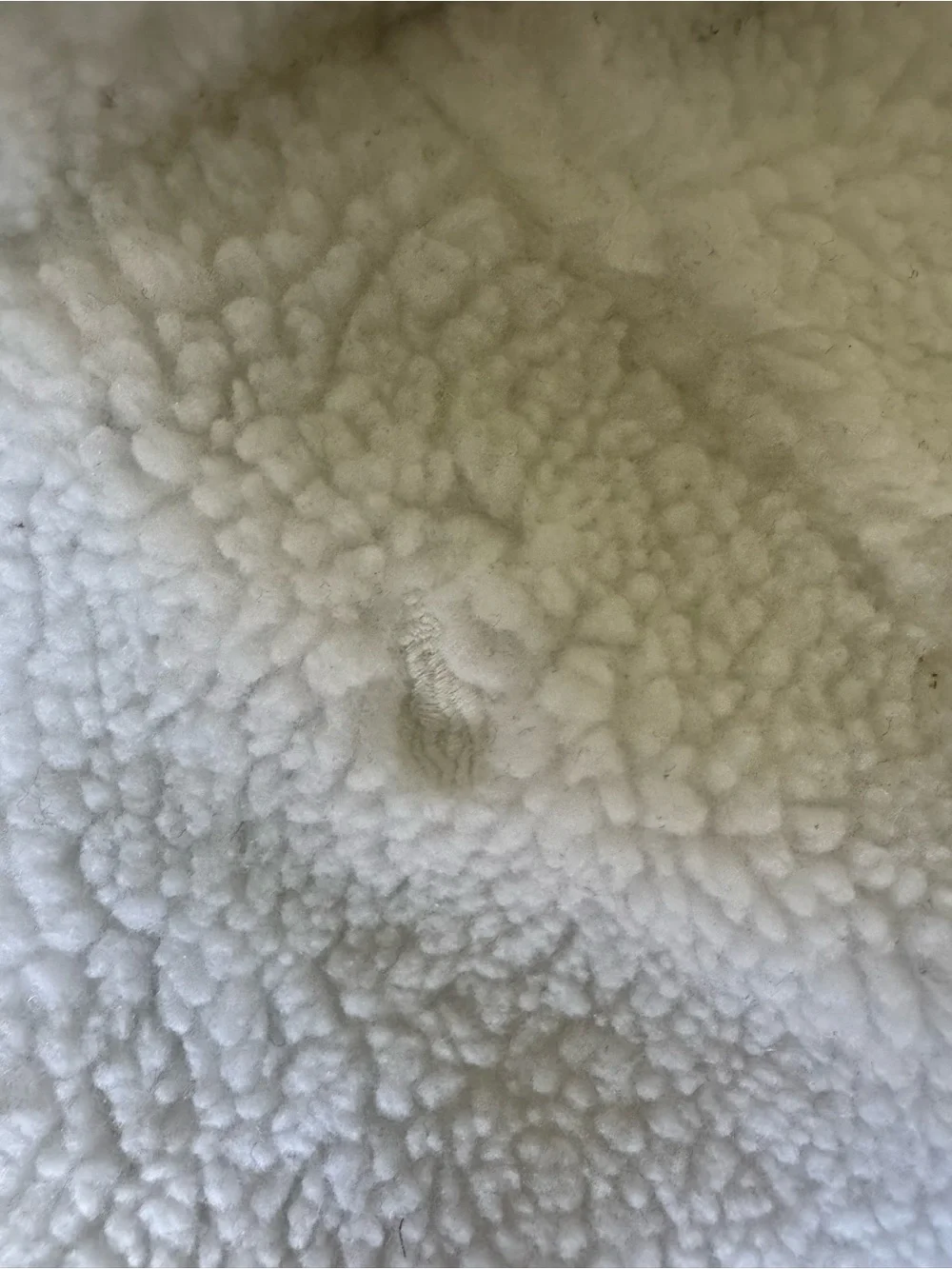 Ralph Lauren White Sherpa Hooded Footed One-Piece